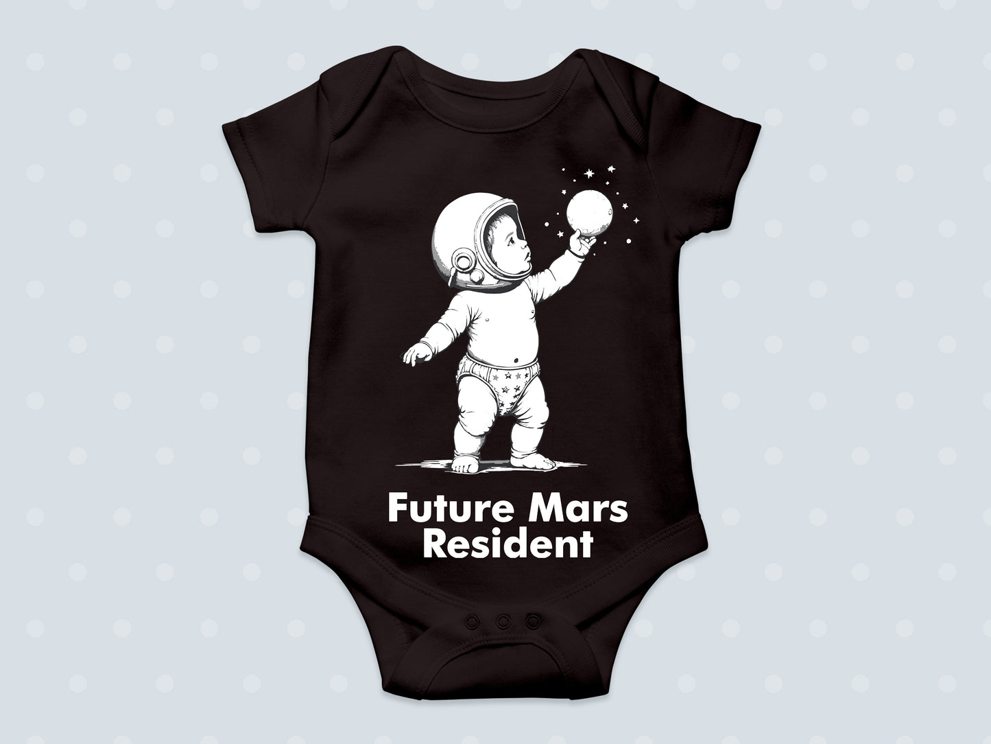 Future Mars Resident -  100% Organic Cotton Onesie