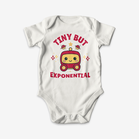 Tiny But Exponential -  100% Organic Cotton Onesie